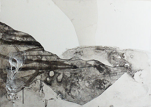 Aline Schwibbe, Ohne Titel 2, 70 x 100 cm, Mischtechnik auf Holz, 2015