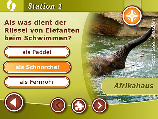 Mobiler Zoo Guide – Faszination Tierreich, Eine interaktive Entdeckungsreise; Anja Lüdenbach, Multimedia|VR-Design, Diplom 2008