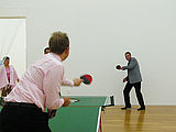 George Maciunas: Flux-Ping-Pong, 1976, Aktualisierung Kunstmuseum  Liechtenstein, 2005, Foto: Nike Bätzner