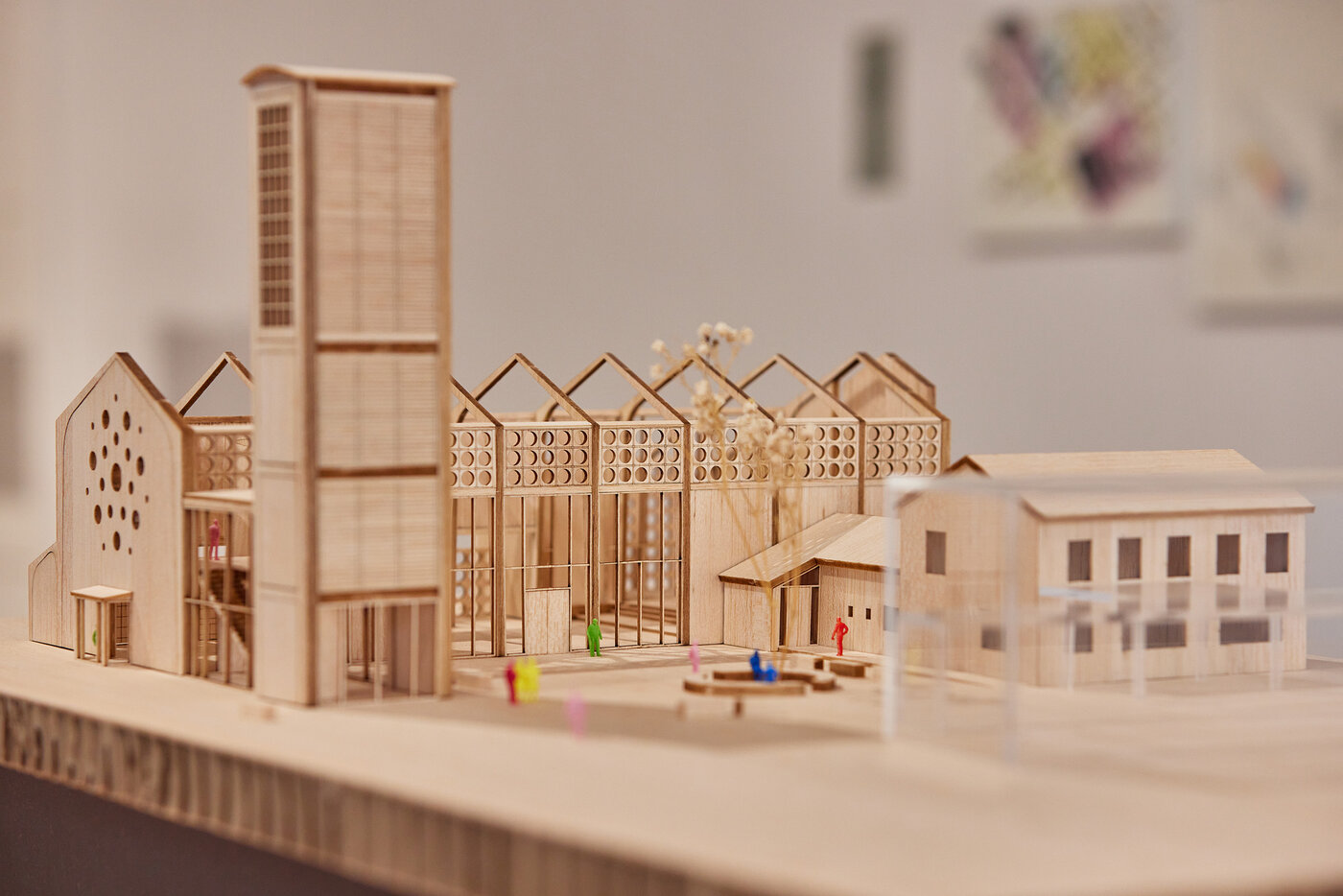 Foto des Holzmodells