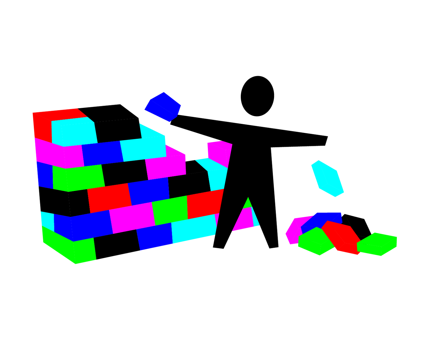 Hier ist das Symbol für die Kategorie "Barrieren abbauen" zu sehen. 