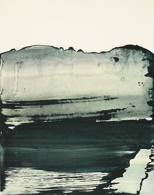 Simone Distler, „ZWISCHEN DEN ORTEN“, Mischtechnik auf Leinwand, 54 x 44 cm, 2014