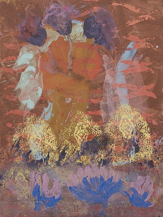 göttin, 2017, Acrylfarbe auf Leinwand, 130 x 97 cm