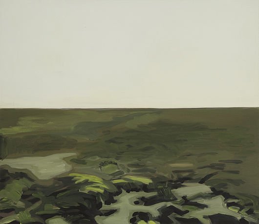 Julia Ludwig, „Landschaft“, Öl auf Leinwand, 59 x 69 cm, 2008