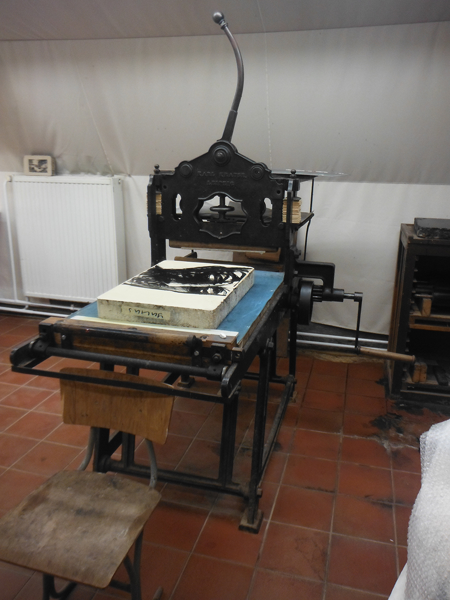 Lithographiepresse