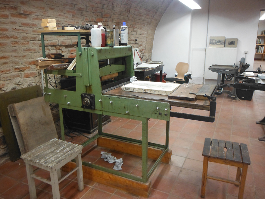 Lithographiepresse