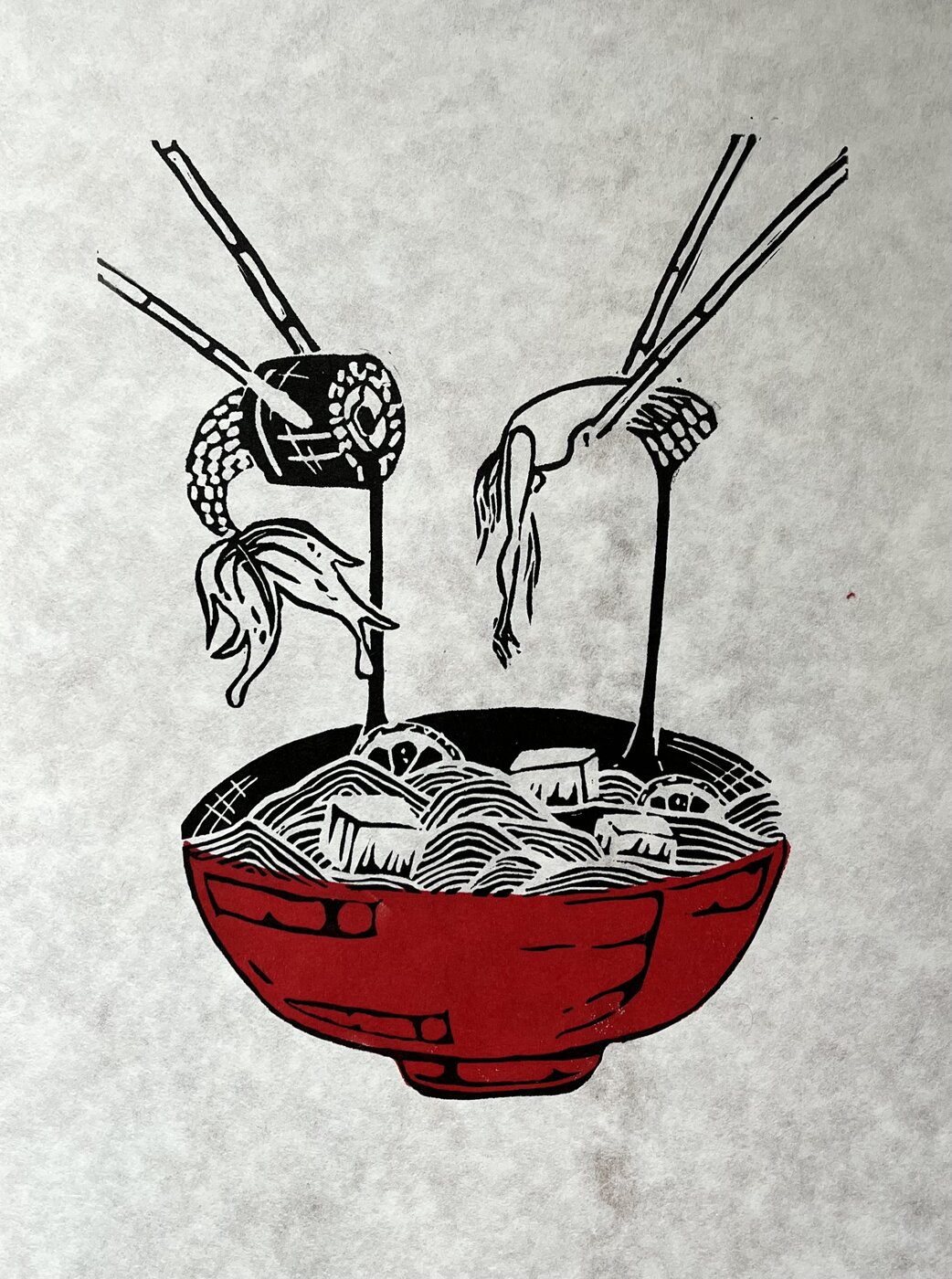 Grafische Arbeit von Lilo Fuhrmann