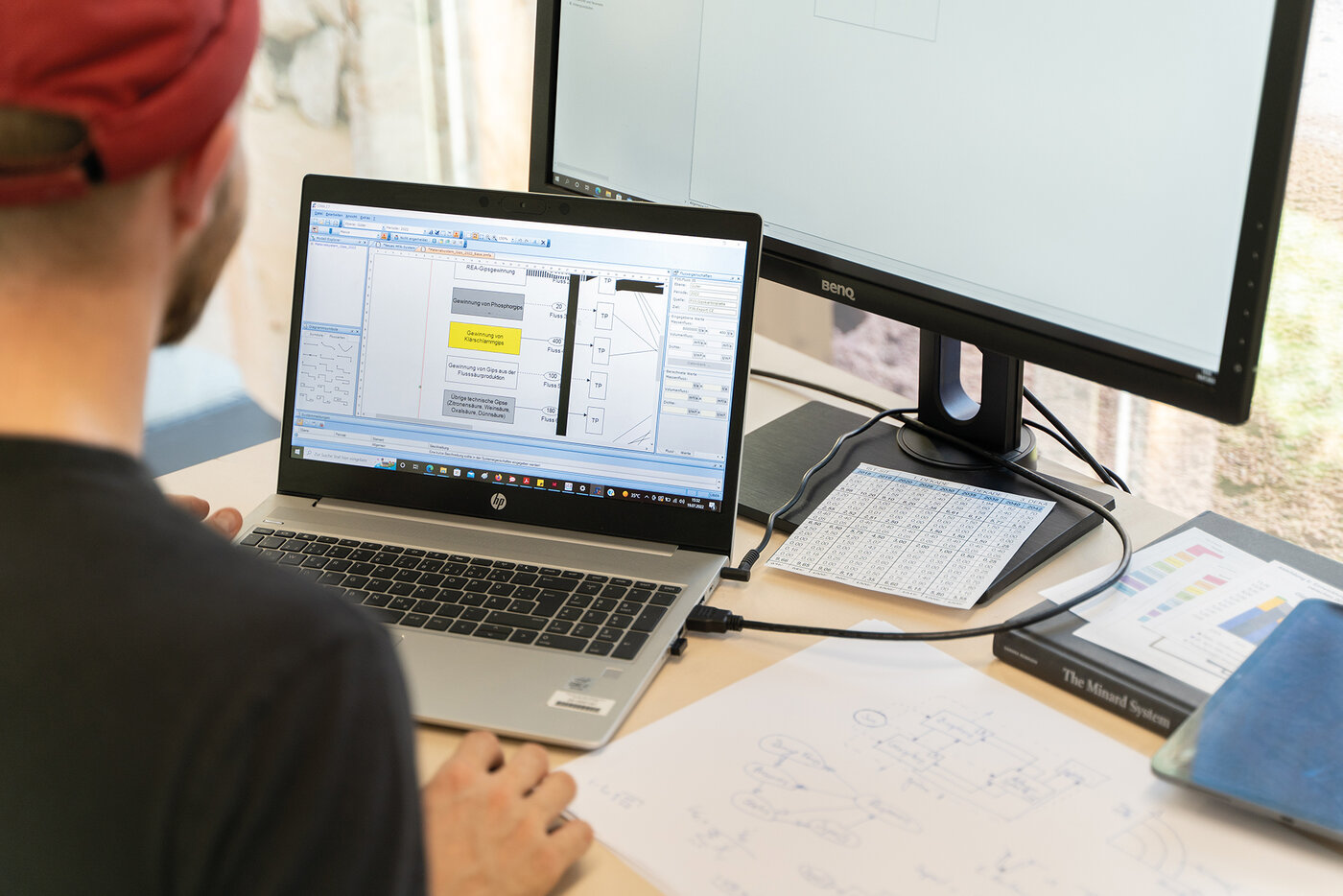 Arbeiten mit mathematischen Modellen, Foto: Jana Luck