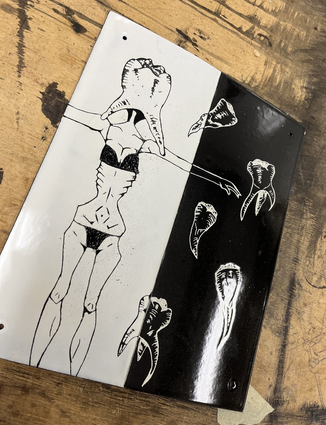 Grafische Arbeit von Lilo Fuhrmann