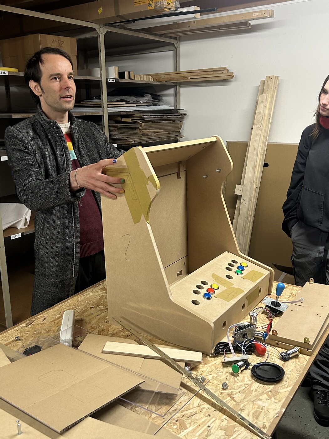 Besuch im Büro Ungestalt Leipzig, Exkursion