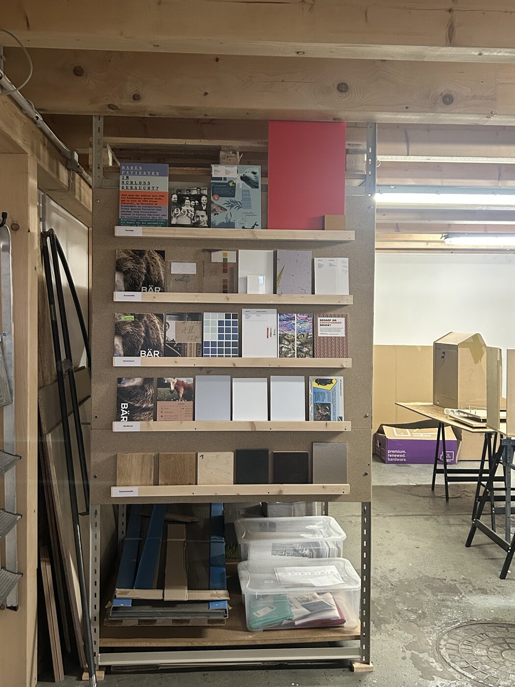 Besuch im Büro Ungestalt Leipzig, Exkursion