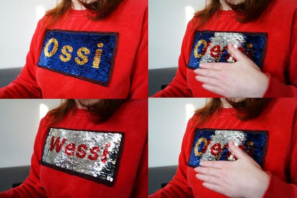 Prints auf dem Pullover