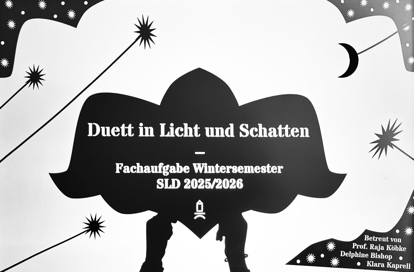 Live-Präsentation im Schattentheater
