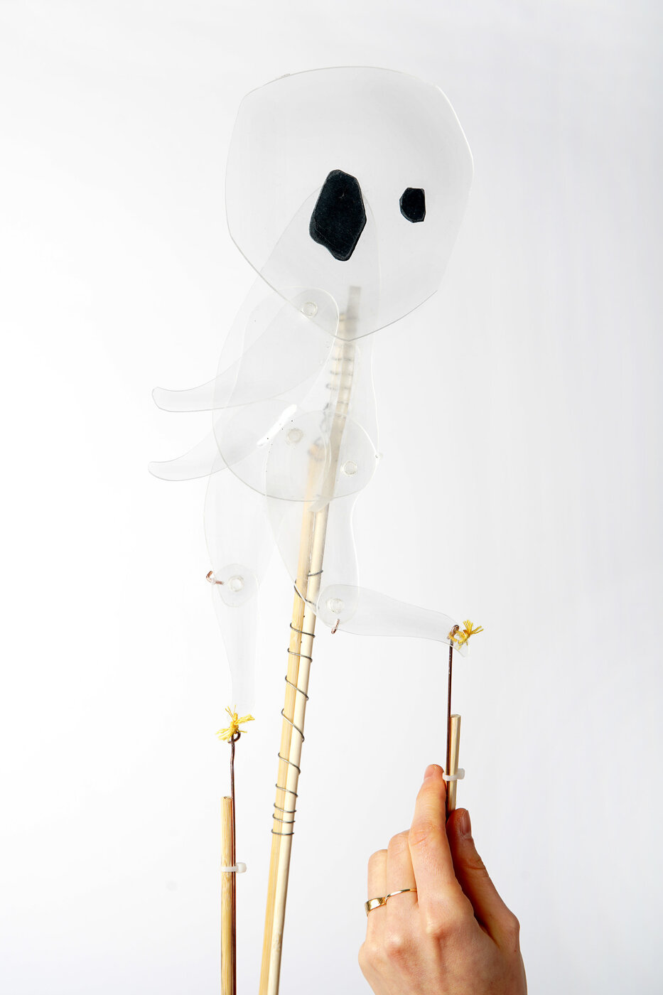 Schattenfigur von Caroline Hanneforth - Wisquin der wirbelnde Waldgeist