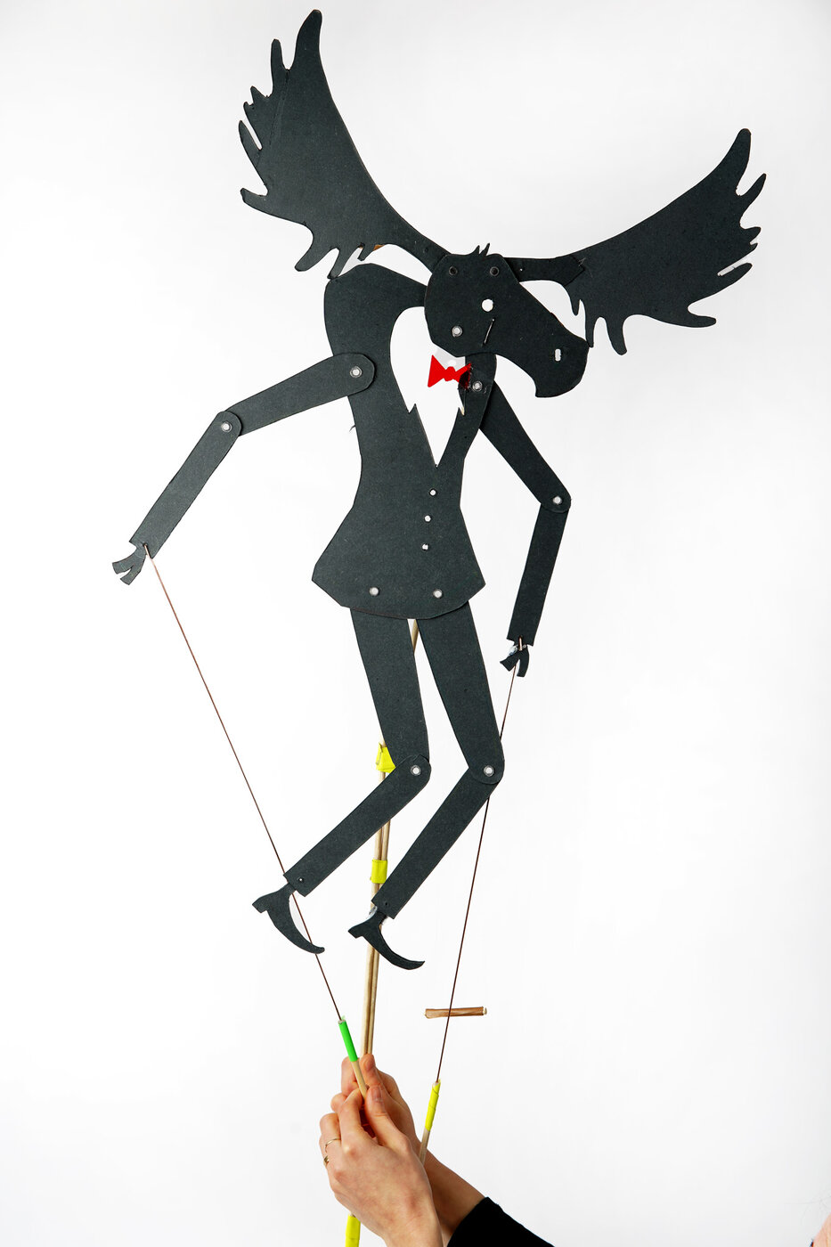 Schattenfigur von Emely Flade - Egon der einsame Elch