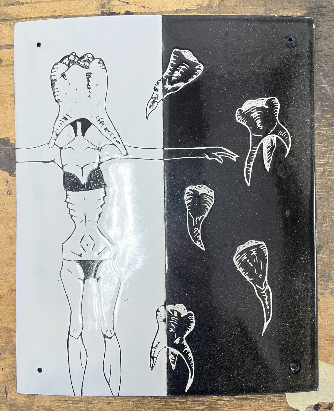 Grafische Arbeit von Lilo Fuhrmann
