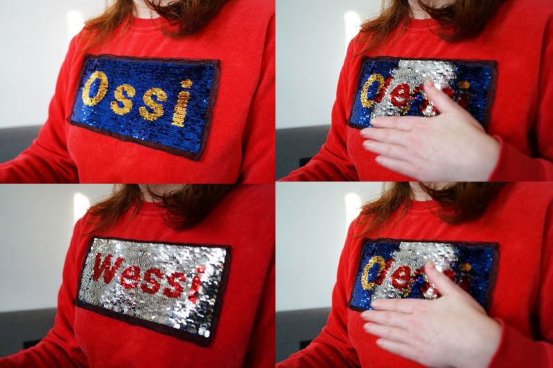 Prints auf dem Pullover