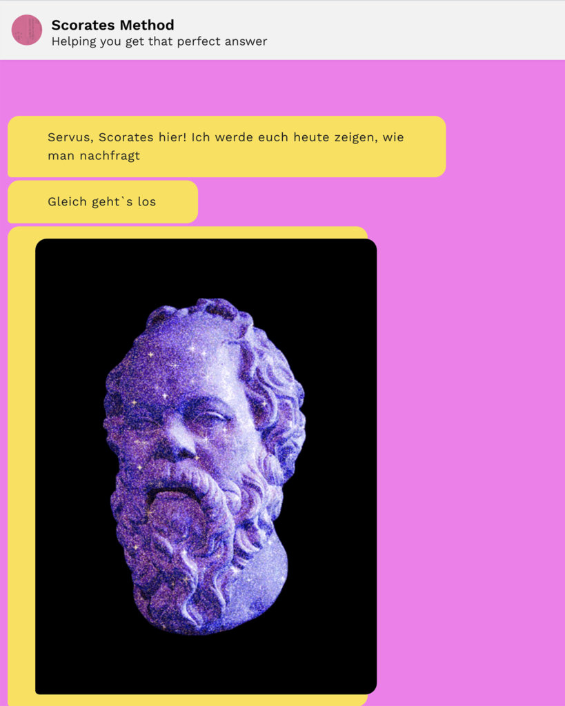 socrates chatbot by yang ni screenshot 