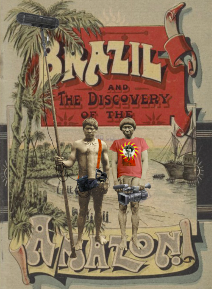 Caçadores de ficções coloniais (Jäger von Kolonialen Fiktionen), 2021: digitale Fotomontage. Premio Pipa.