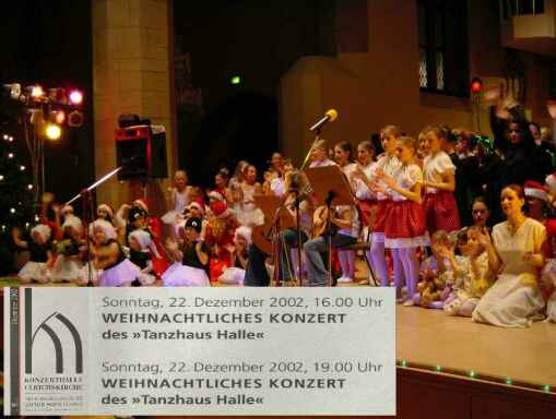 Weihnachtsshow am 22.12.2002